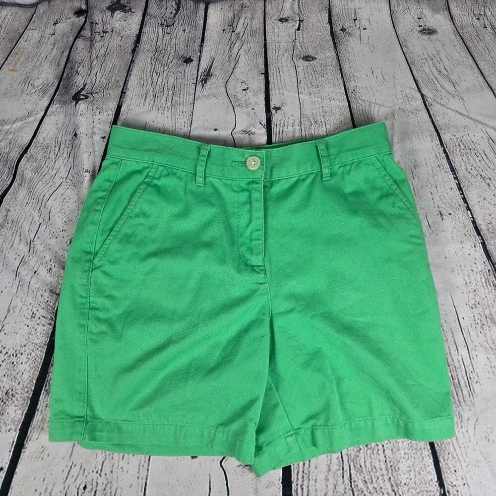 Women's Lauren Ralph Lauren Green Chino Shorts 2P